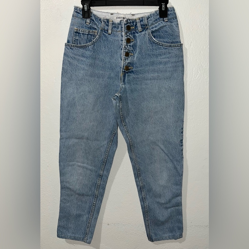 VTG Guess Georges Marciano 1005 Jeans Women’s 29 High Rise Button Fly USA Made